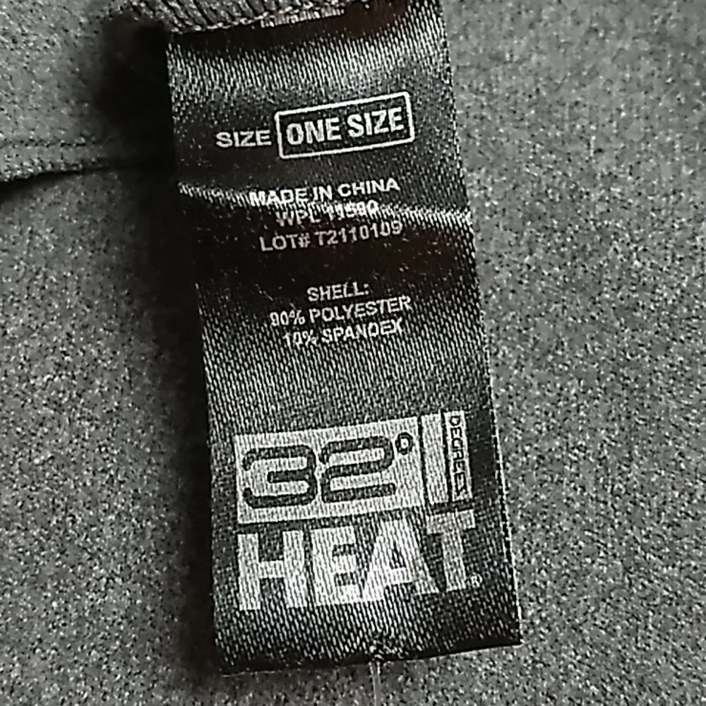 32 Degrees Heat Gray Scarf One Size. 8 x 72 inches